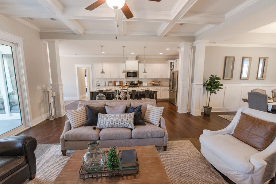 Representative furnished interior of a home built from the McKinley by Bill Clark Homes in The Sanctuary at Sunset Beach, Sunset Beach (Image 97). Representative furnished interior of a home built from the McKinley by Bill Clark Homes in The Sanctuary at Sunset Beach, Sunset Beach (Image 97).