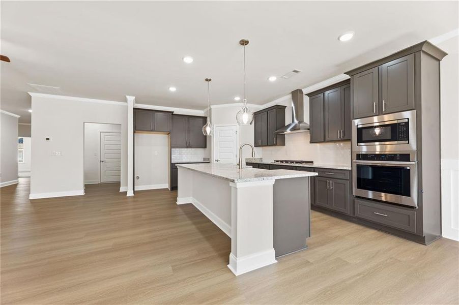Furnished interior view inside a new home in Cooper's Walk, Loganville (Image 9).
