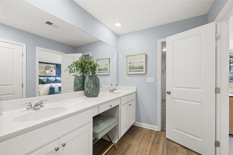 Furnished interior view inside a new home in Towns at Ivy Creek, Buford (Image 11).