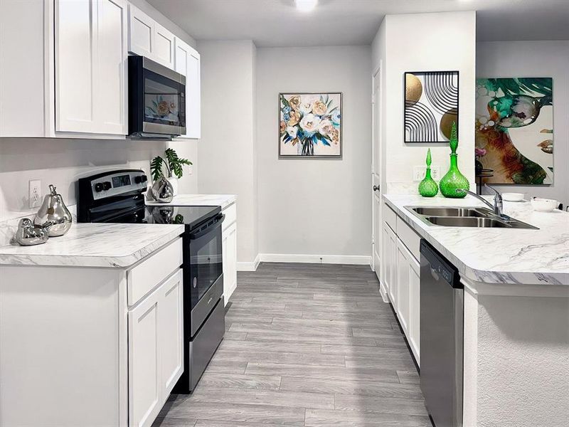 Furnished interior view inside a new home in Villages of Mayfield, Cleburne (Image 18).