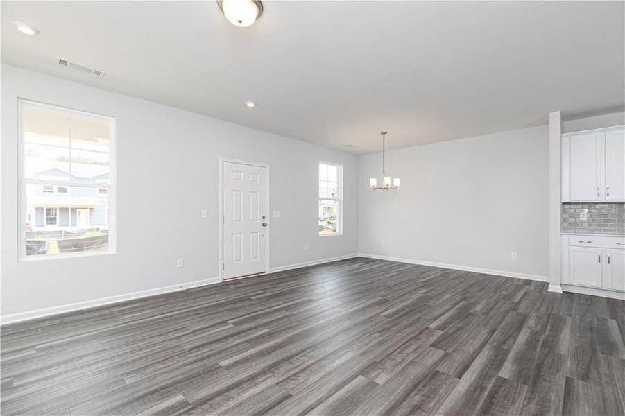 Spacious, unfurnished interior of a new home in , Powder Springs (Image 15). Spacious, unfurnished interior of a new home in , Powder Springs (Image 15).