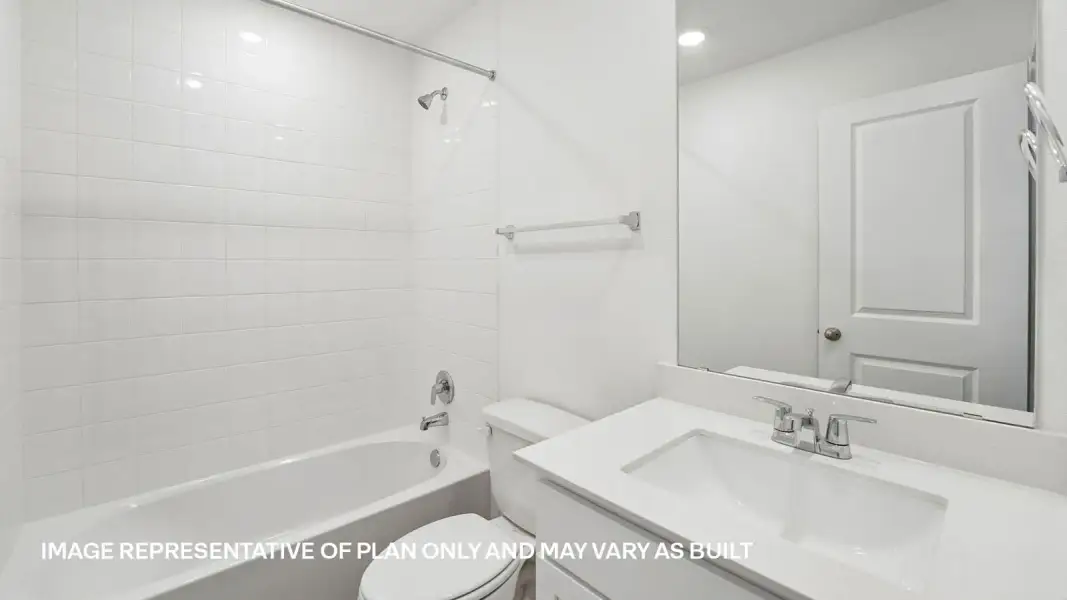 Furnished interior view inside a new home in Valverde, Bastrop (Image 11).