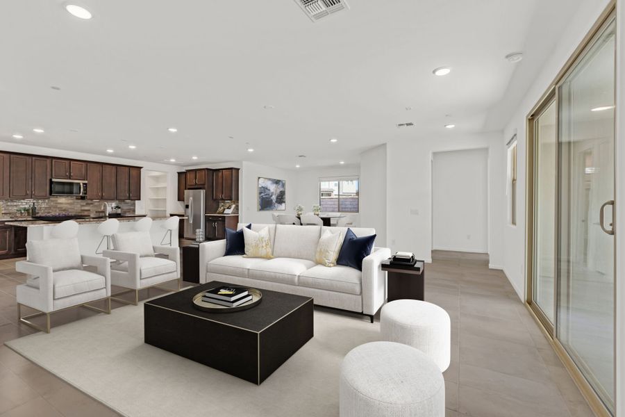 Furnished interior view inside a new home in Montelena, Marana (Image 3).