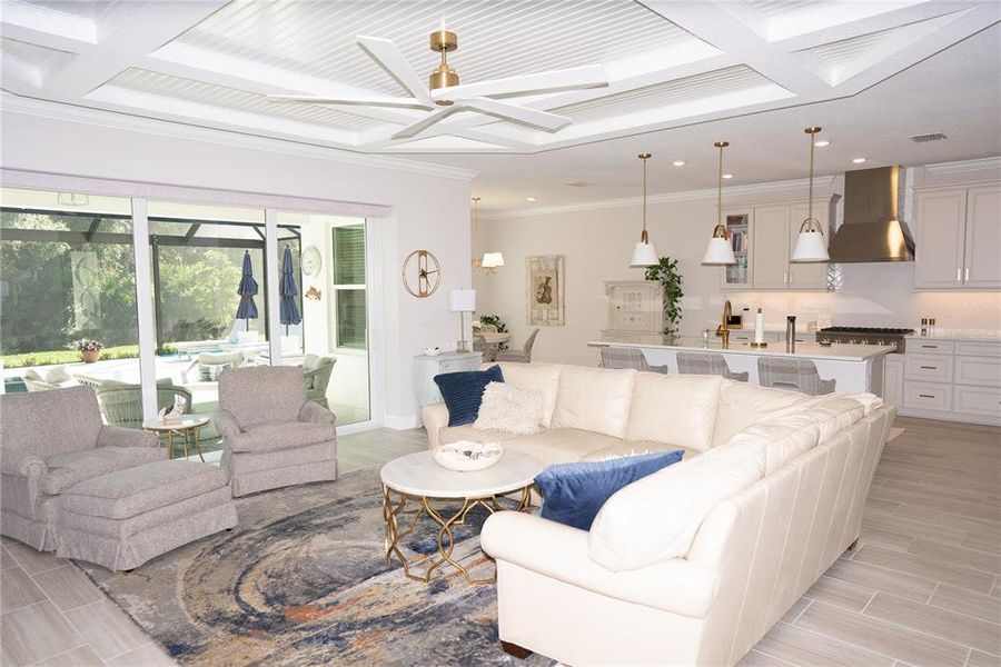 Furnished interior view inside a new home in , Sarasota (Image 9).