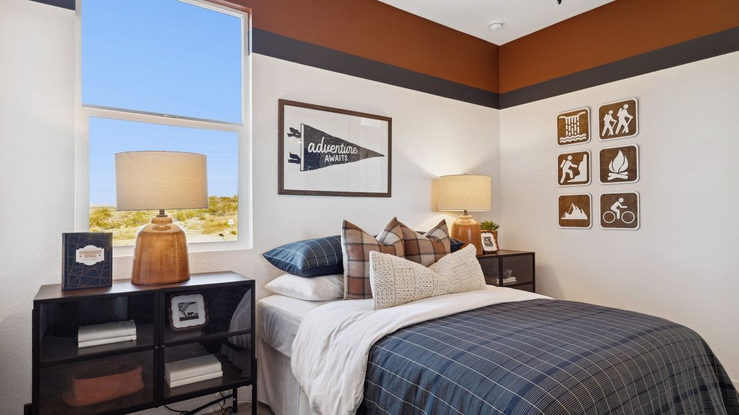 Representative furnished interior of a home built from the Miraval by D.R. Horton in The Ridge at Stone Butte, Phoenix (Image 38).