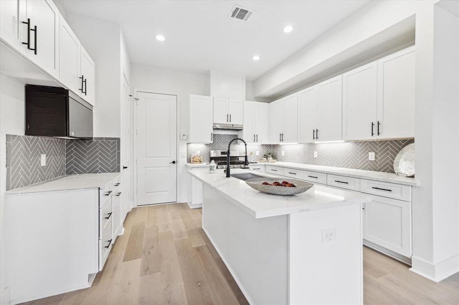 Plenty of cabinet & counter space