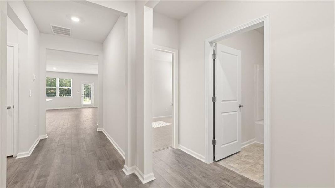 Spacious, unfurnished interior of a new home in The Preserve at Agricultural Village, Perry (Image 12).