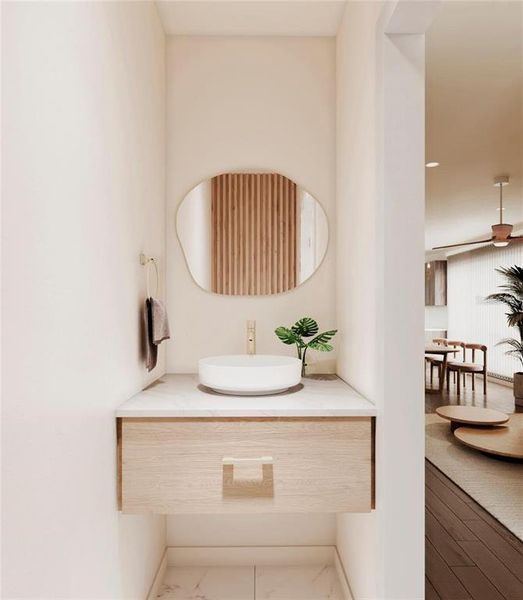 Furnished interior view inside a new home in , St. Petersburg (Image 8).