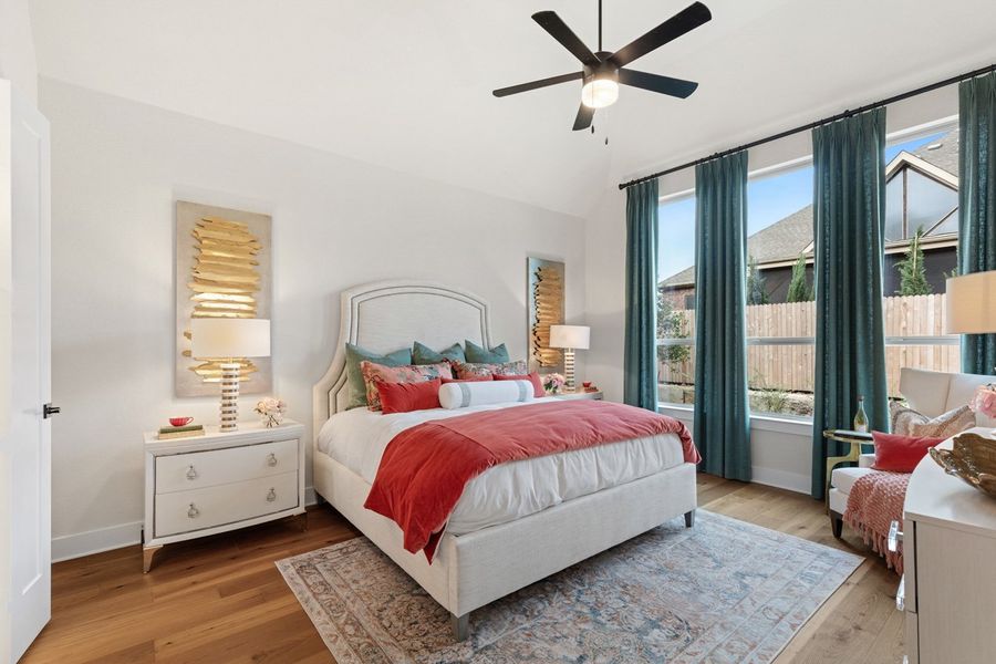 Representative Primary Bedroom - some options shown Representative Primary Bedroom - some options shown