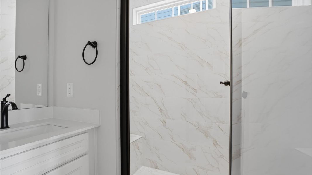 Furnished interior view inside a new home in Mulberry Estates, Simpsonville (Image 26).