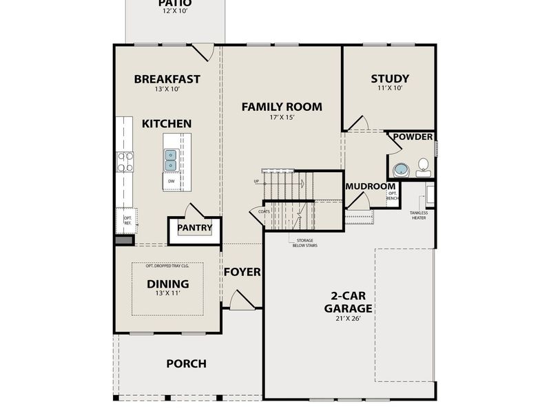 2D floor plan layout of this home in Benders Cove, Mount Juliet, TN (Image 5). 2D floor plan layout of this home in Benders Cove, Mount Juliet, TN (Image 5).