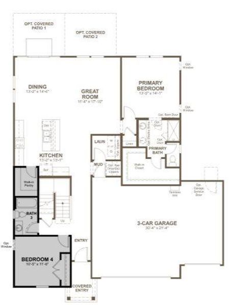 1st Floorplan - Representative Photo