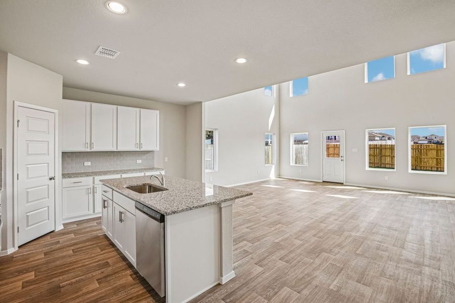 Furnished interior view inside a new home in Cloverleaf, Austin (Image 6).