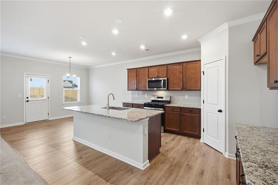 Furnished interior view inside a new home in , Dawsonville (Image 11). Furnished interior view inside a new home in , Dawsonville (Image 11).