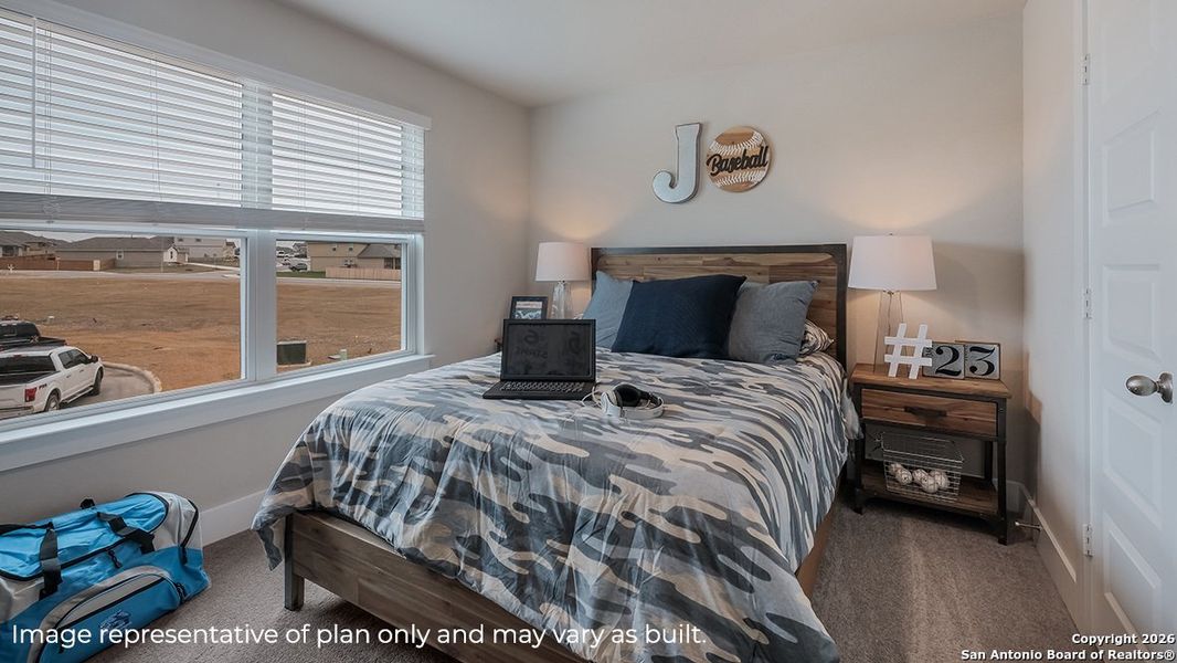 Furnished interior view inside a new home in Brookstone Creek, San Antonio (Image 13).