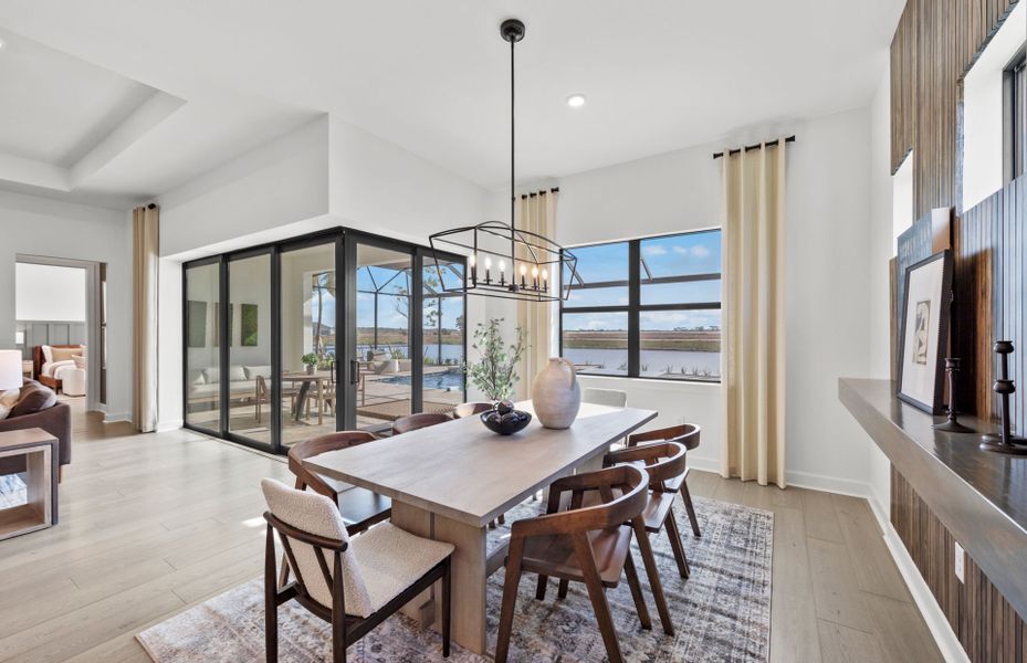 Cafe space with access to the covered lanai Cafe space with access to the covered lanai