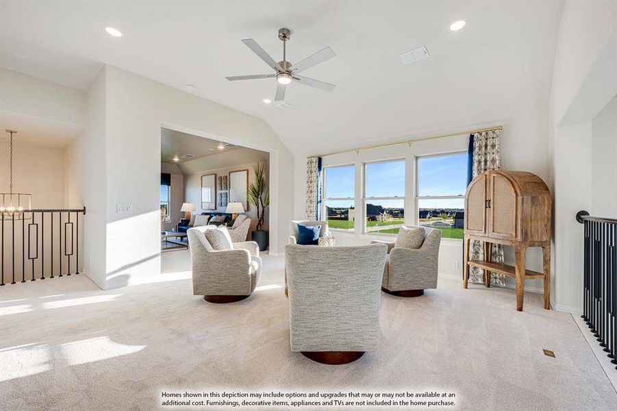 Furnished interior view inside a new home in Sutton Fields, Celina (Image 37).