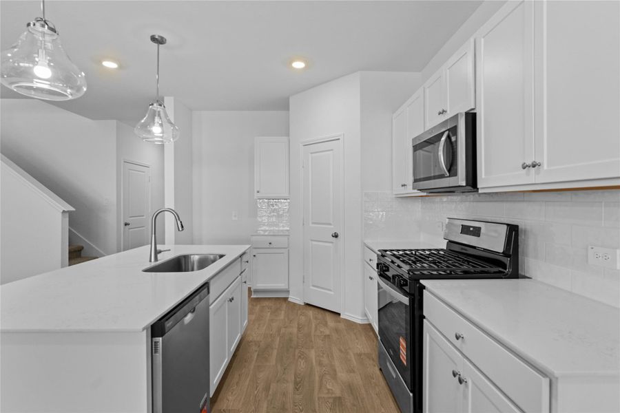 Furnished interior view inside a new home in , Kyle (Image 10).