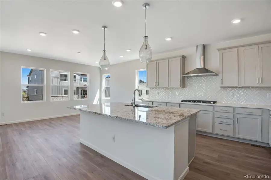 Furnished interior view inside a new home in Prelude at The Aurora Highlands, Aurora (Image 9).