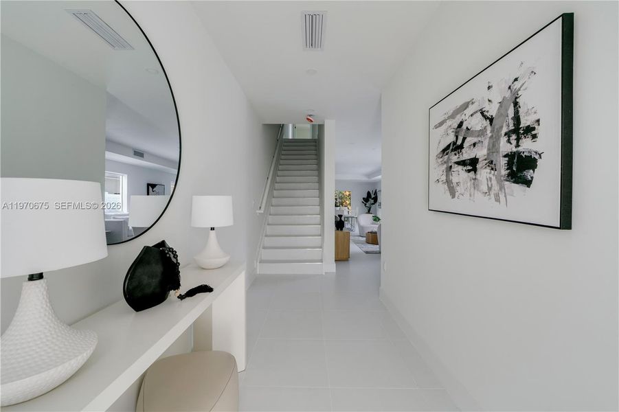 Furnished interior view inside a new home in , Miami (Image 4).