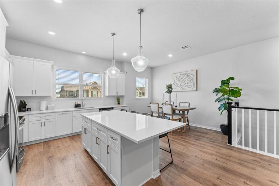 Furnished interior view inside a new home in Tenison Village at Buckner Terrace, Dallas (Image 9). Furnished interior view inside a new home in Tenison Village at Buckner Terrace, Dallas (Image 9).