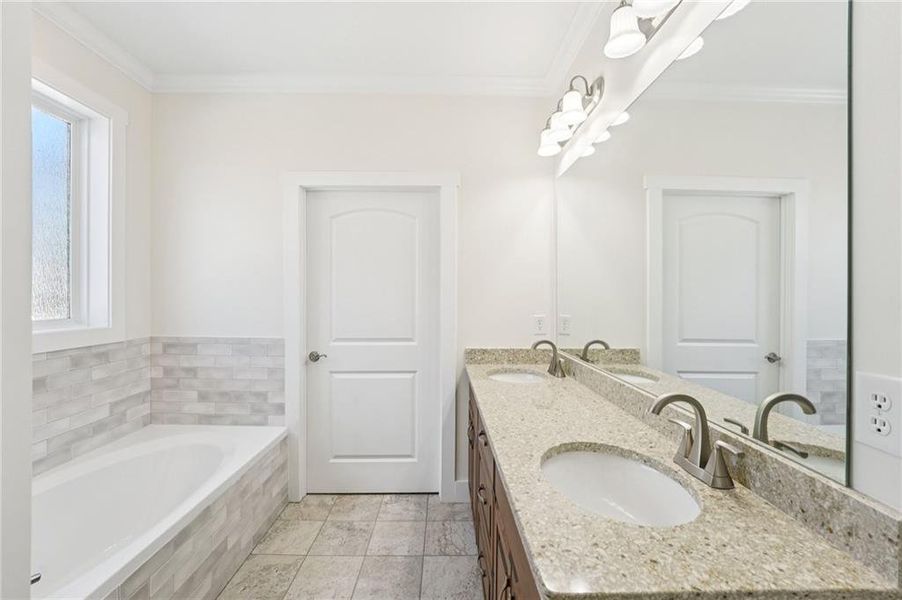 Furnished interior view inside a new home in , Canton (Image 41).