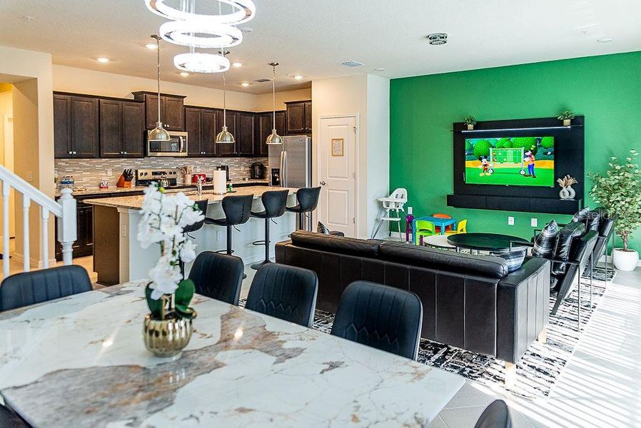 Furnished interior view inside a new home in , Clermont (Image 17). Furnished interior view inside a new home in , Clermont (Image 17).