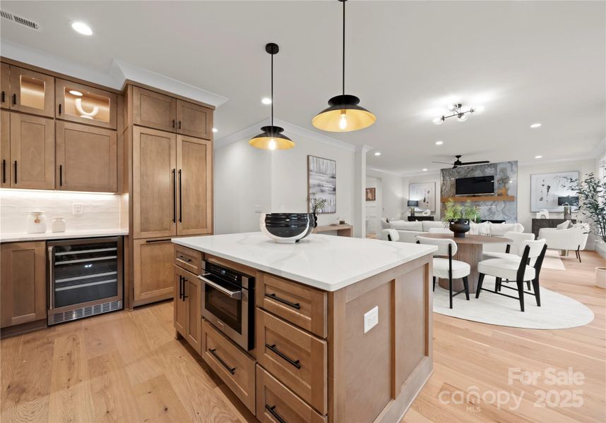 Furnished interior view inside a new home in , Charlotte (Image 19).