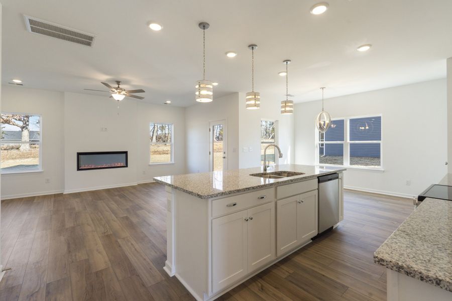 Furnished interior view inside a new home in Jackson Hills, Clarksville (Image 6).
