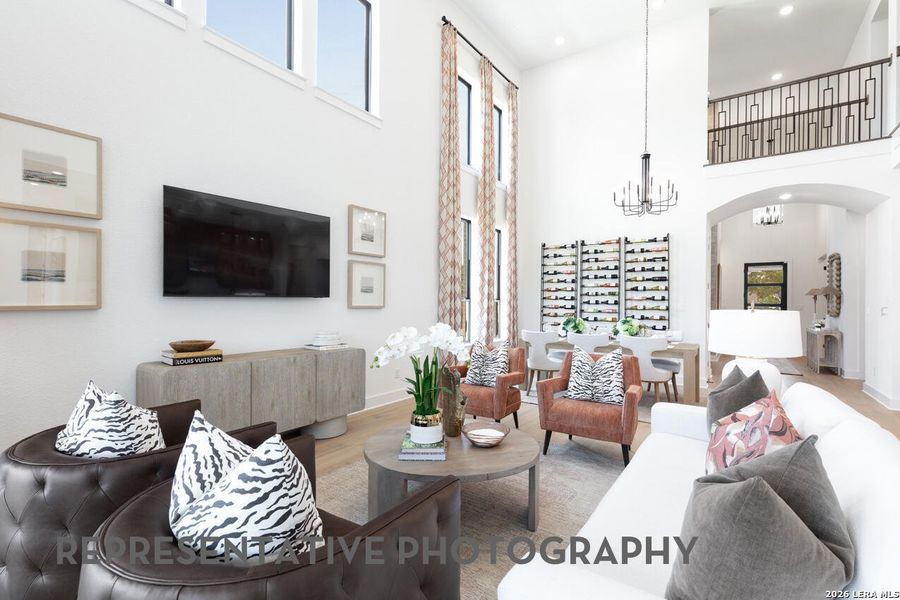 Furnished interior view inside a new home in Mont Blanc, Schertz (Image 27). Furnished interior view inside a new home in Mont Blanc, Schertz (Image 27).