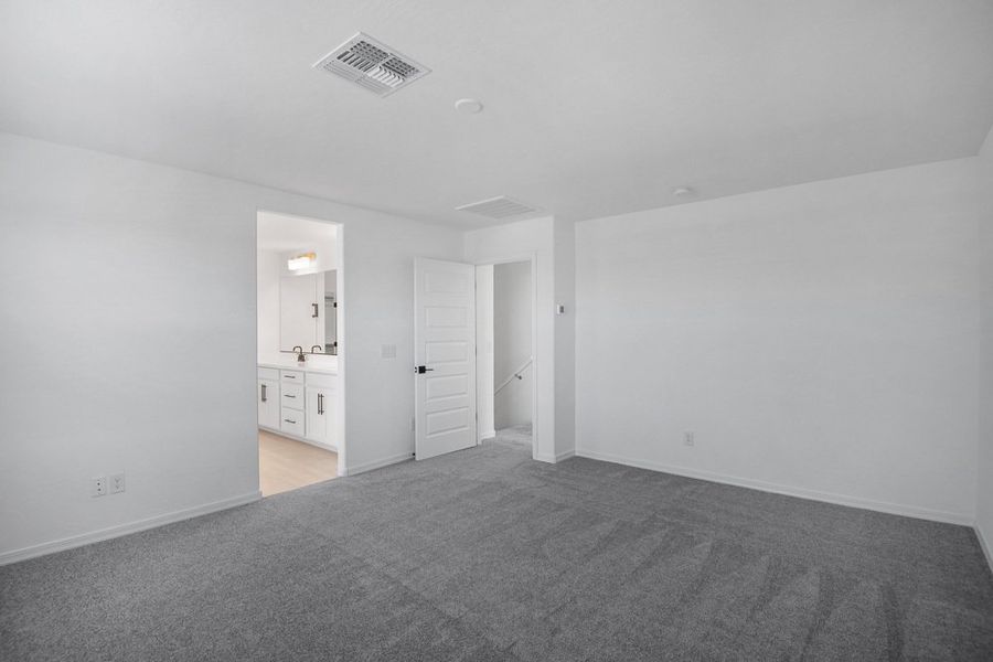 Representative unfurnished interior of a home built from the Evergreen by Taylor Morrison in Combs Ranch Discovery Collection, San Tan Valley (Image 25).