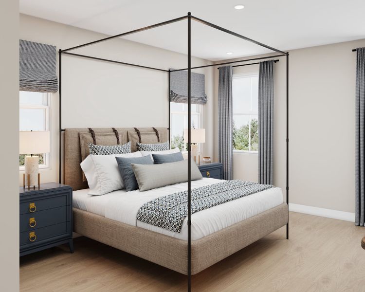 Representative furnished interior of a home built from the Lewis by Beazer Homes in Poppy at GreenHouse, Marietta (Image 9).