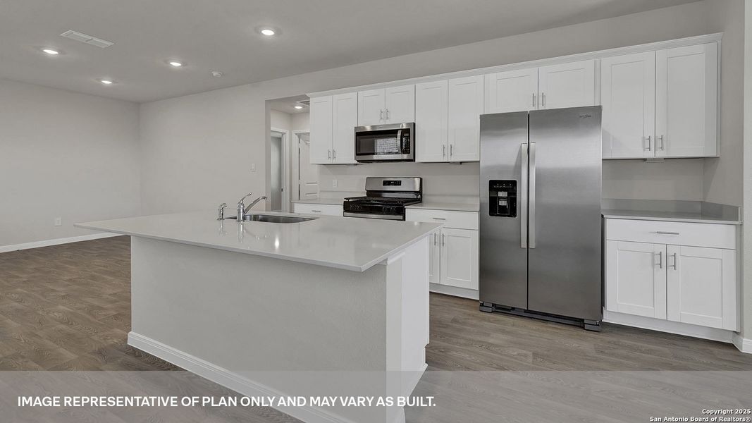 Furnished interior view inside a new home in Whisper South, San Marcos (Image 5).