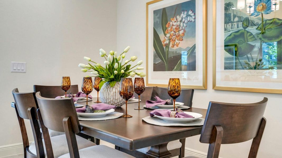Furnished interior view inside a new home in SkySail Real Estate and Homes for Sale in Naples, FL - Neal Communities, Naples (Image 10).