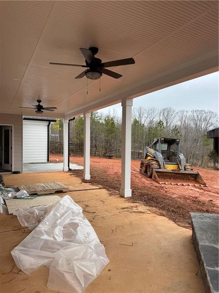 In-progress construction of a new home in , Pendergrass, GA (Image 21).