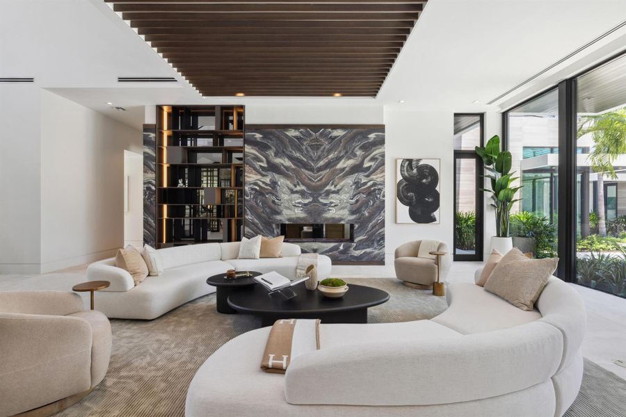 Furnished interior view inside a new home in , Jupiter (Image 47).