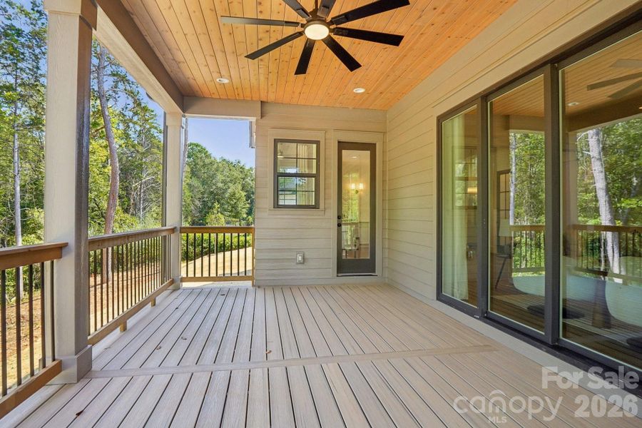 Exterior details and patio area of a home in , Huntersville (Image 4).