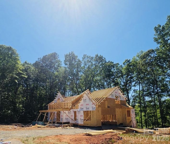 In-progress construction of a new home in , Denver, NC (Image 3).