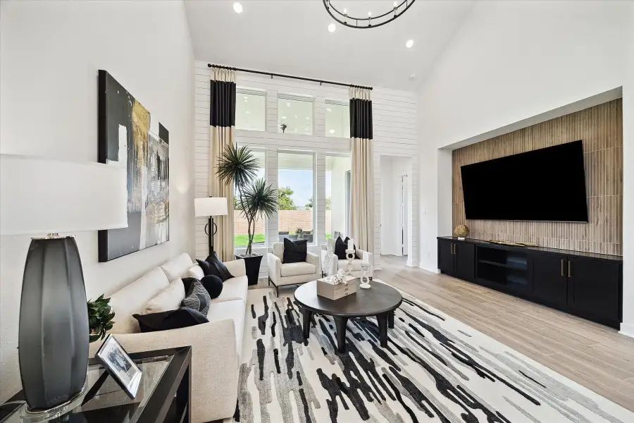 Furnished interior view inside a new home in Cross Creek West, Fulshear (Image 8).
