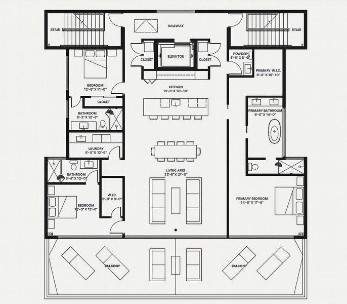 2D floor plan layout of this home in , Delray Beach, FL (Image 3). 2D floor plan layout of this home in , Delray Beach, FL (Image 3).