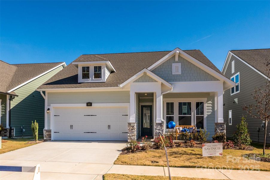 Front exterior of a new home in Encore at Streamside - Classic Series, Waxhaw, NC, highlighting curb appeal (Image 30).