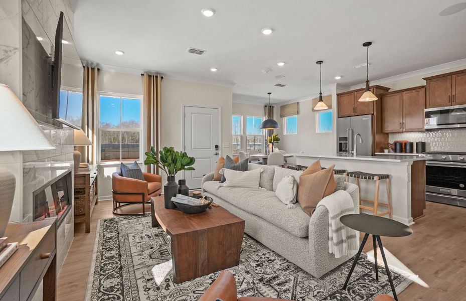 Furnished interior view inside a new home in Riverstone, Monroe (Image 8).