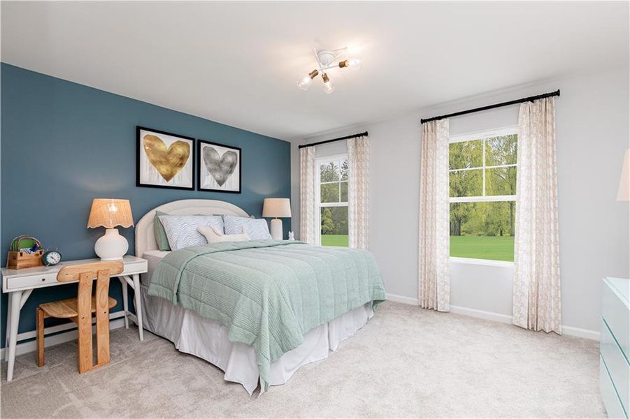 Furnished interior view inside a new home in River Oaks, Locust Grove (Image 7).