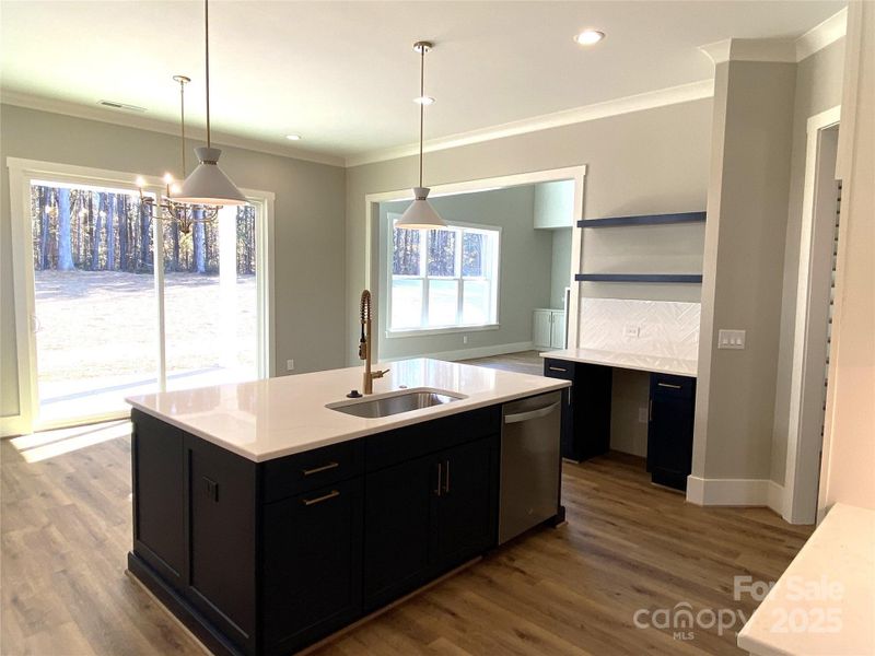 Furnished interior view inside a new home in , Mooresville (Image 7).