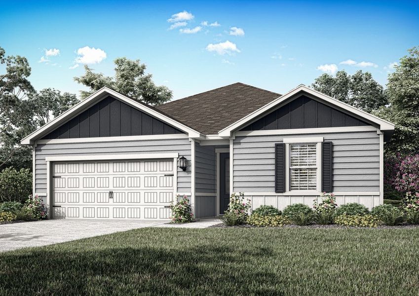 Image 2 representing the Caroline by LGI Homes in Whisper Ridge, Hilliard, FL.