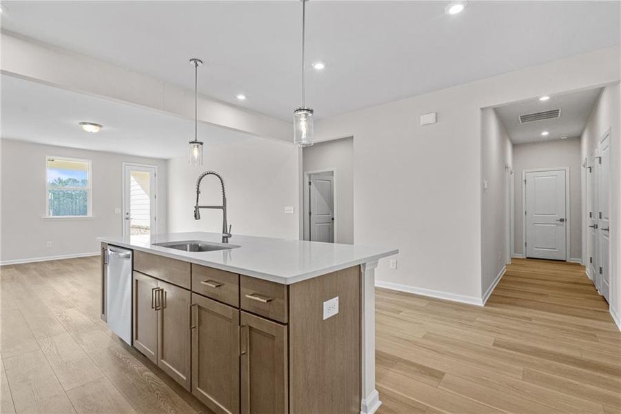 Furnished interior view inside a new home in Kelly Preserve, Loganville (Image 8).