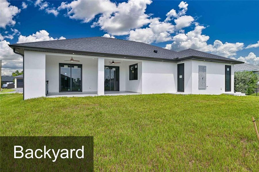 Exterior details and patio area of a home in , Cape Coral (Image 22). Exterior details and patio area of a home in , Cape Coral (Image 22).