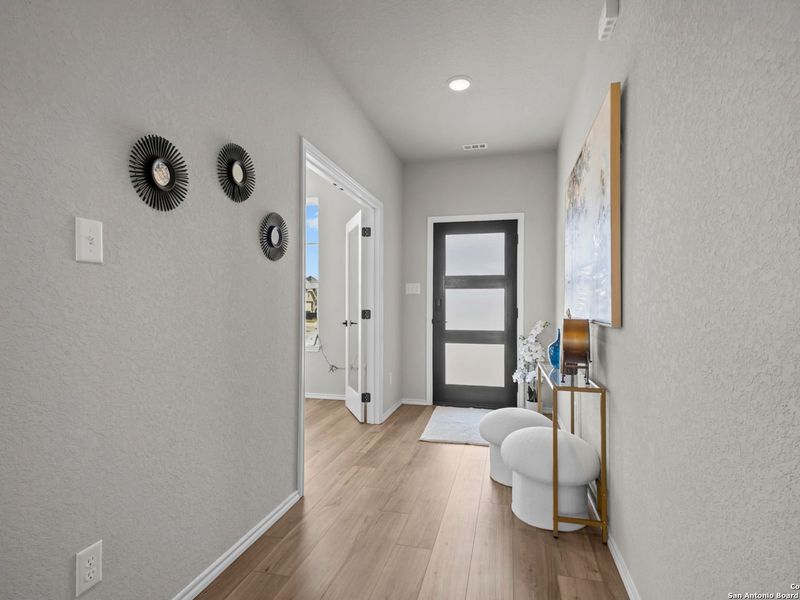 Furnished interior view inside a new home in Horizon Pointe, Converse (Image 9).