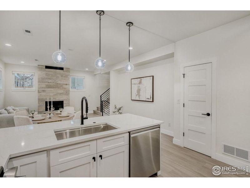 Furnished interior view inside a new home in , Denver (Image 13).