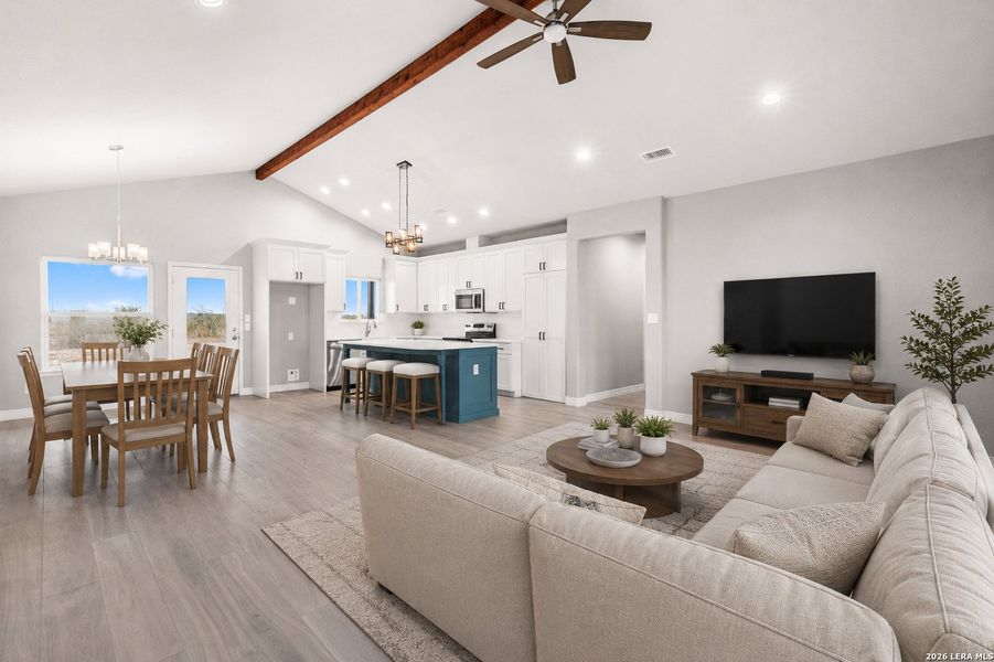 Furnished interior view inside a new home in , Uvalde (Image 18). Furnished interior view inside a new home in , Uvalde (Image 18).